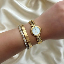 Load image into Gallery viewer, VINTAGE GIVENCHY MOTHER-OF-PEARL WATCH
