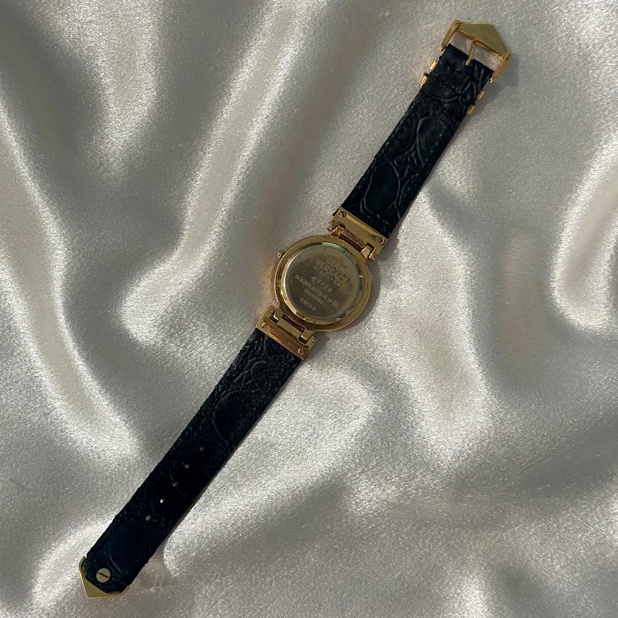 Versace ASQ99 Leather Watch, Vintage Versace ASQ99 Leather Watch, Vintage main image 3
