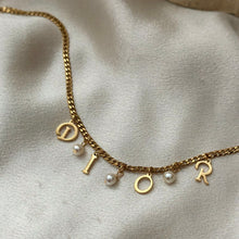 Load image into Gallery viewer, DIOR SPELLOUT NECKLACE

