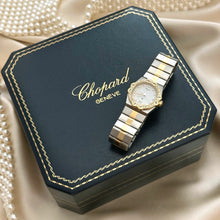 Load image into Gallery viewer, VINTAGE CHOPARD 18K SOLID GOLD &amp; DIAMONDS TWO-TONED WATCH
