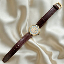 Load image into Gallery viewer, VINTAGE CARTIER BROWN LEATHER WATCH
