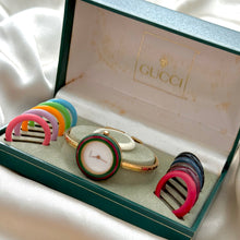 Load image into Gallery viewer, VINTAGE GUCCI INTERCHANGEABLE BEZEL WATCH (12 BEZELS)
