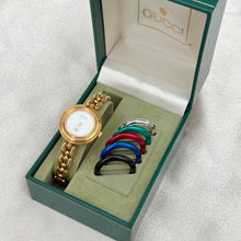 Load image into Gallery viewer, VINTAGE GUCCI INTERCHANGEABLE BEZEL WATCH
