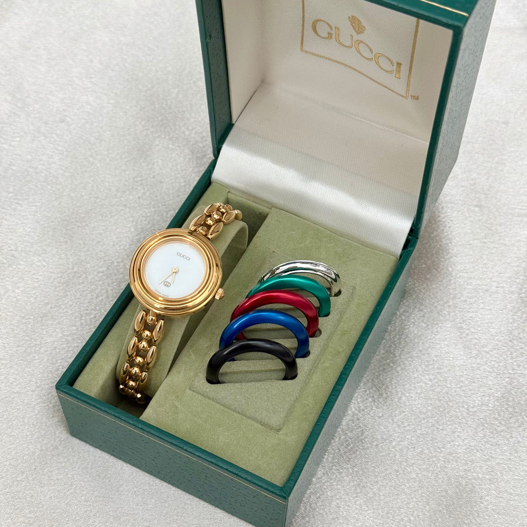 VINTAGE GUCCI INTERCHANGEABLE BEZEL WATCH