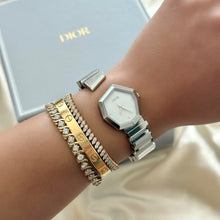 Load image into Gallery viewer, CHRISTIAN DIOR GEM DIOR MOTHER-OF-PEARL WATCH

