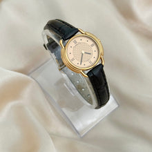 Load image into Gallery viewer, VINTAGE DIOR BLACK LEATHER WATCH

