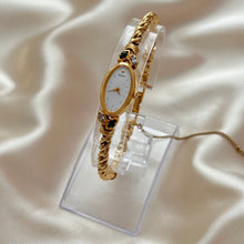 Load image into Gallery viewer, VINTAGE SEIKO EMERALD DAINTY WATCH
