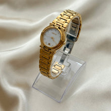 Load image into Gallery viewer, VINTAGE GUCCI DIAMOND &amp; MOTHER-OF-PEARL WATCH
