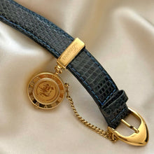 Load image into Gallery viewer, VINTAGE SEIKO BLUE LEATHER WATCH
