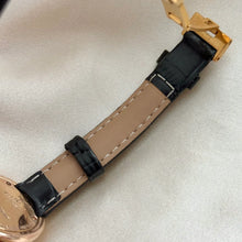 Load image into Gallery viewer, VINTAGE CARTIER BLACK LEATHER WATCH
