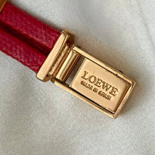 Load image into Gallery viewer, VINTAGE LOEWE RED LEATHER WATCH (LIMITED EDITION)

