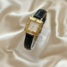 Load image into Gallery viewer, VINTAGE YSL BLACK LEATHER WATCH
