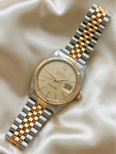 Load image into Gallery viewer, ROLEX DATEJUST 36MM CHAMPAGNE LINEN DIAL UNISEX WATCH
