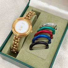 Load image into Gallery viewer, VINTAGE GUCCI INTERCHANGEABLE BEZEL WATCH
