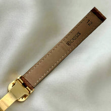 Load image into Gallery viewer, VINTAGE CARTIER BLACK LEATHER WATCH - WITH EXTRA STRAP
