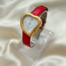 Load image into Gallery viewer, VINTAGE YSL RED LEATHER WATCH
