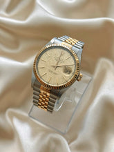 Load image into Gallery viewer, ROLEX DATEJUST 36MM CHAMPAGNE LINEN DIAL UNISEX WATCH
