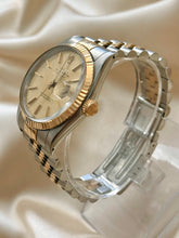 Load image into Gallery viewer, ROLEX DATEJUST 36MM CHAMPAGNE LINEN DIAL UNISEX WATCH
