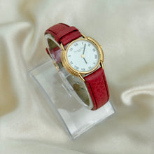 Load image into Gallery viewer, VINTAGE DIOR RED LEATHER WATCH
