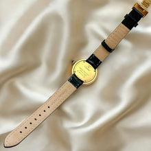 Load image into Gallery viewer, VINTAGE CARTIER BLACK LEATHER WATCH - WITH EXTRA STRAP
