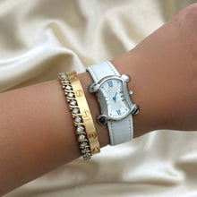 Load image into Gallery viewer, VINTAGE CELINE WHITE LEATHER WATCH
