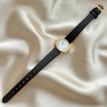 Load image into Gallery viewer, VINTAGE DIOR BLACK LEATHER WATCH
