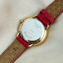 Load image into Gallery viewer, VINTAGE DIOR RED LEATHER WATCH
