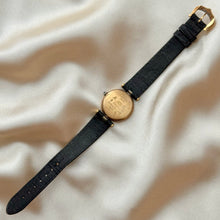 Load image into Gallery viewer, VINTAGE CARTIER BLACK LEATHER WATCH
