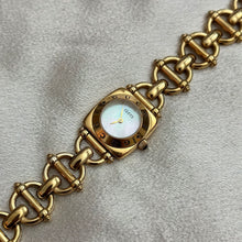 Load image into Gallery viewer, VINTAGE GUCCI MOTHER-OF-PEARL WATCH
