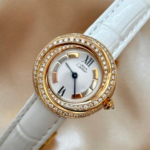 Load image into Gallery viewer, VINTAGE CARTIER REAL DIAMOND WATCH - WITH EXTRA STRAP

