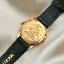 Load image into Gallery viewer, VINTAGE CARTIER BLACK LEATHER WATCH
