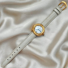 Load image into Gallery viewer, VINTAGE CARTIER BEIGE LEATHER WATCH

