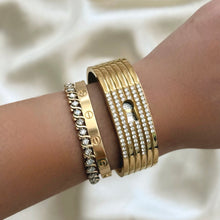 Load image into Gallery viewer, VINTAGE DOLCE &amp; GABANNA DIAMOND HIDDEN WATCH
