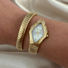 Load image into Gallery viewer, VINTAGE CAVALLI MOTHER-OF-PEARL &amp; DIAMOND WATCH
