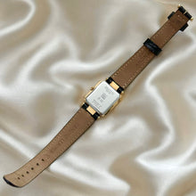 Load image into Gallery viewer, VINTAGE GIVENCHY BLACK LEATHER WATCH
