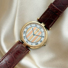 Load image into Gallery viewer, VINTAGE CARTIER BROWN LEATHER WATCH
