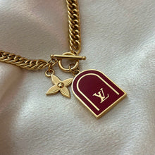 Load image into Gallery viewer, LV DOUBLE CHARM NECKLACE
