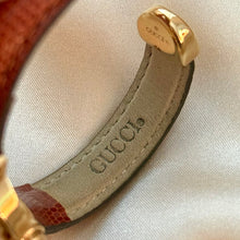 Load image into Gallery viewer, VINTAGE GUCCI BROWN LEATHER WATCH
