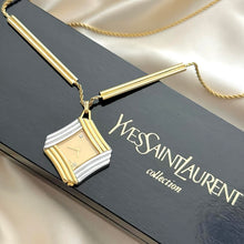 Load image into Gallery viewer, VINTAGE YSL NECKLACE WATCH
