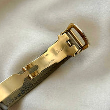 Load image into Gallery viewer, VINTAGE CARTIER BLACK LEATHER WATCH - WITH EXTRA STRAP
