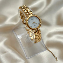 Load image into Gallery viewer, VINTAGE NINA RICCI MOTHER-OF-PEARL &amp; DIAMOND WATCH
