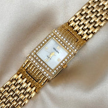 Load image into Gallery viewer, VINTAGE GRUEN DIAMOND MOTHER-OF-PEARL WATCH
