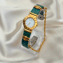 Load image into Gallery viewer, VINTAGE PHILIPPE CHARRIOL GREEN LEATHER WATCH
