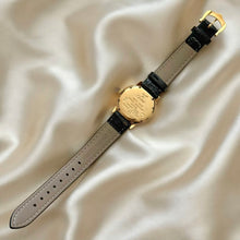 Load image into Gallery viewer, VINTAGE CARTIER BLACK LEATHER WATCH
