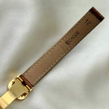 Load image into Gallery viewer, VINTAGE CARTIER BLACK LEATHER WATCH - WITH EXTRA STRAP
