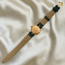 Load image into Gallery viewer, VINTAGE CARTIER BLACK LEATHER WATCH
