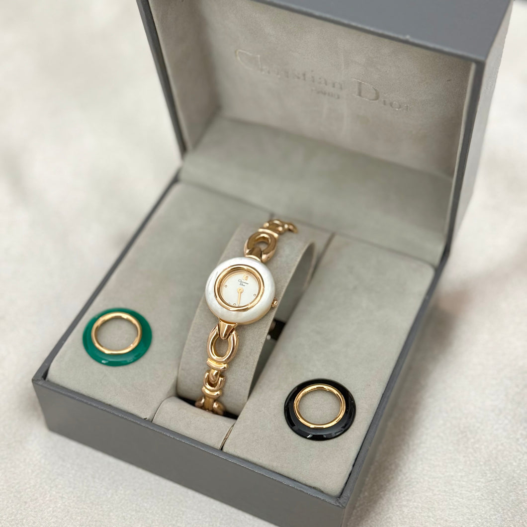 VINTAGE DIOR INTERCHANGEABLE BEZEL WATCH