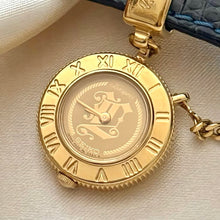 Load image into Gallery viewer, VINTAGE SEIKO BLUE LEATHER WATCH
