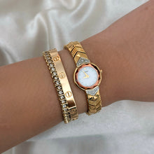 Load image into Gallery viewer, VINTAGE LASSALE BY SEIKO DIAMOND WATCH
