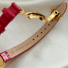 Load image into Gallery viewer, VINTAGE CARTIER RED LEATHER WATCH
